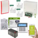 BEZPRZEWODOWY ALARM SATEL PERFECTA 3 CZUJNIKIKI MPD-300 2x SIM